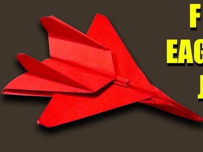 How To Make Origami Paper Jet | Best Paper Fighter Aeroplane | Origami Fighter Jet F-15 Eagle