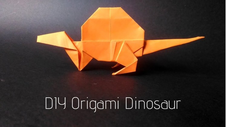 How To Make Paper Dinosaur 2 Tutorial | Origami Dinosaur | InnoVatioNizer