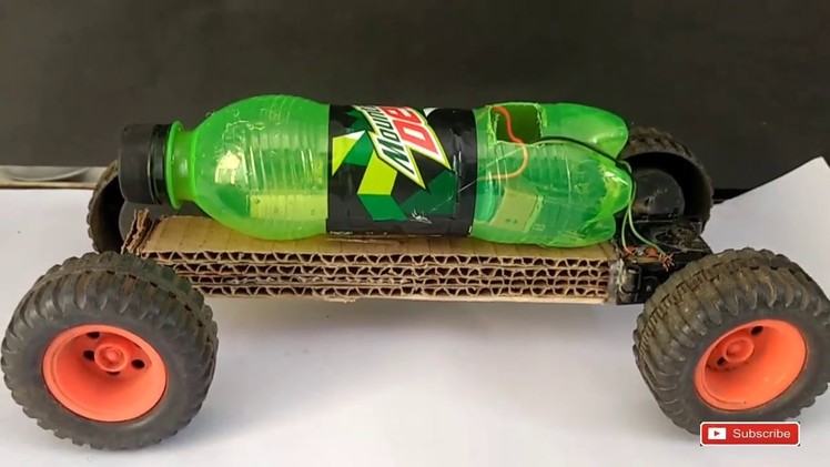 How to make simple car - RC simple toy car || Bottle car