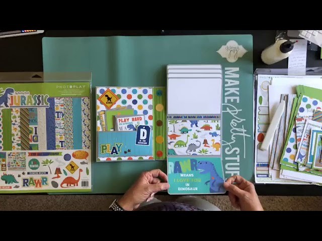 Jurassic Folio Tutorial with Ginger Ropp for PHOTOPLAY PAPER