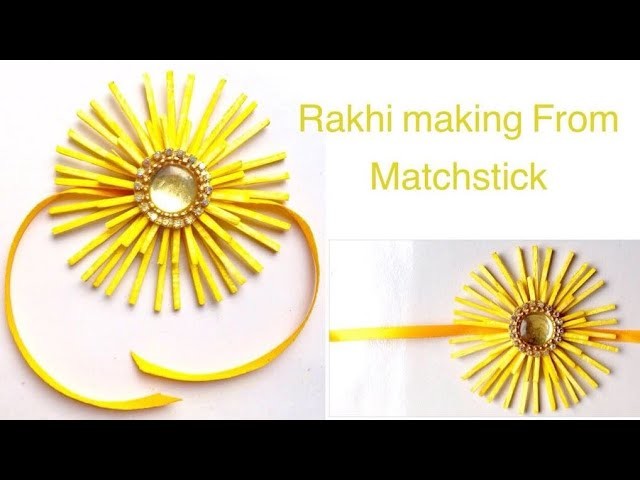 Making Rakhi With Waste Material | How to Make Rakhi at Home | Raksha Bandhan Rakhi making ideas