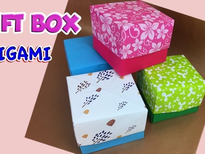 Origami Box : How to Make a Simple Paper Gift Box - Easy Tutorials - Paper Arts - Easy Paper Crafts