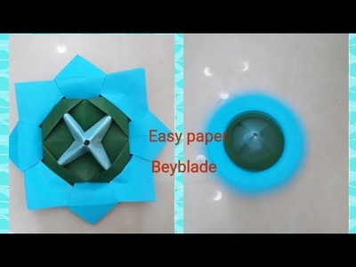 Paper Beyblade. Spinner .How to make a paper beyblade? MAKE BEYBLADE WITH PAPER THAT SPINS SIMPLE