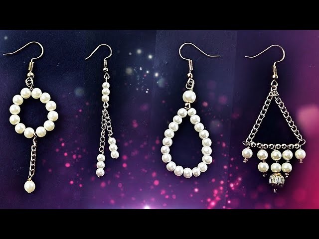 Pearl Earring Compilation Part 3 - How to Make Earrings At Home