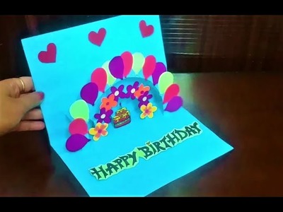 Pop Up Card | Birthday Card | Pop Up card for birthday | 3D Birthday Card