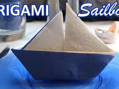 Traditional Origami Sailboat ⛵ Easy Paper Folding Tutorial ⛵