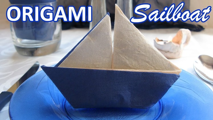 Traditional Origami Sailboat ⛵ Easy Paper Folding Tutorial ⛵