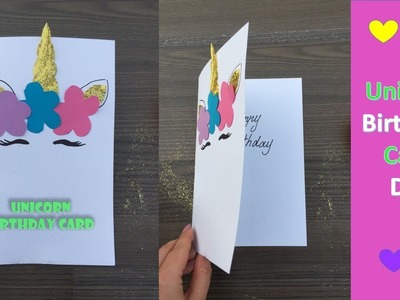 Unicorn Birthday Card DIY!