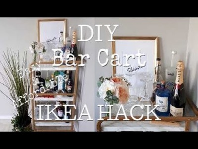 DIY BAR CART | IKEA HACK | Easy & Affordable