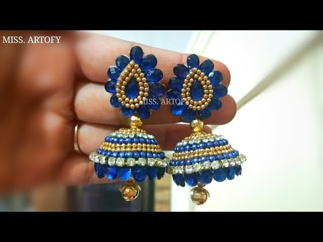 DIY Bridal Kundan Jhumka | Easy and beautiful by Miss. Artofy
