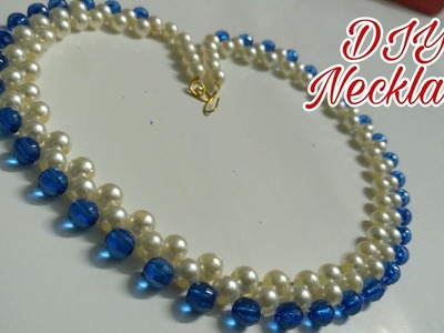 DIY Designer Pearl Necklace || DIY Beaded Necklace || DIY Party Ware Necklace || Fashion Trends
