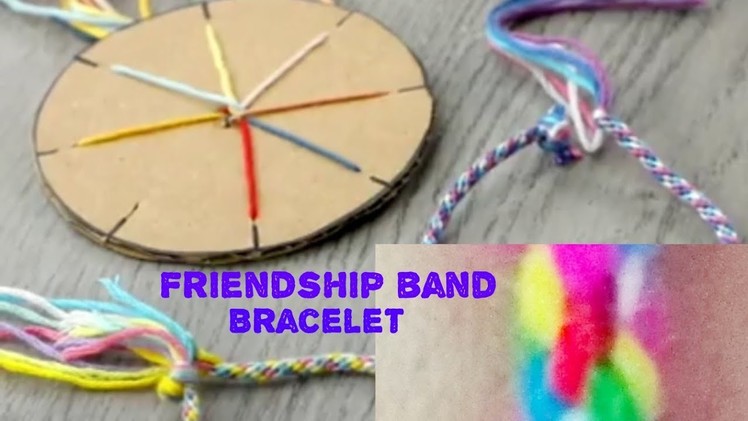 DIY easy friendship band. bracelet ll thread band ll wool band