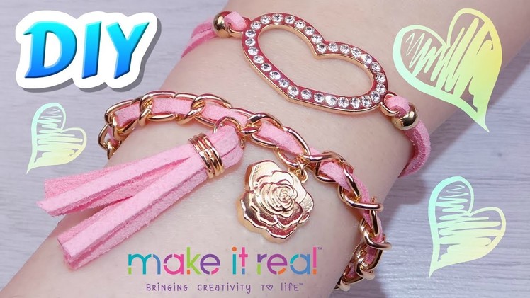 DIY Juicy Couture Sweet Suede Bracelets - How to Make Juicy Couture Bracelets from Make It Real