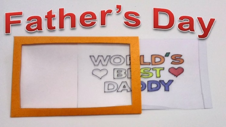 DIY Magic Card for Father's Day [Card for DAD]