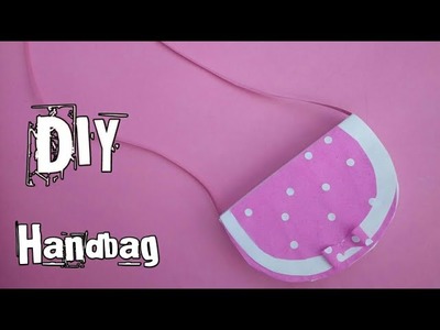 DIY Newspaper Handbag||Handbag for kids|Super easy handbag|Prachi Art & crafts
