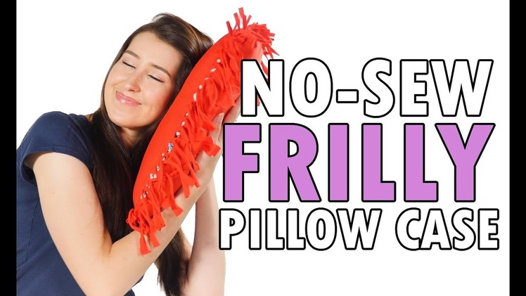 DIY No Sew Frilly Pillow Case From a T-Shirt | T-shirt.ca