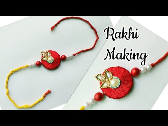 DIY Rakhi | Silk Thread Rakhi | Silk Thread Rakhi Making at Home | How to make Rakhi for Kids