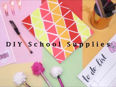 DIY School Supplies! 7 DIY Crafts for Back to School