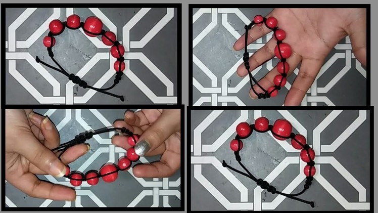 DIY Shamballa Bracelet || Macrame Bracelet using Wodden Weads || Friendship Bracelet