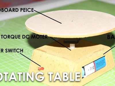 DIY- SIMPLE ROTATING TABLE | lazy susan
