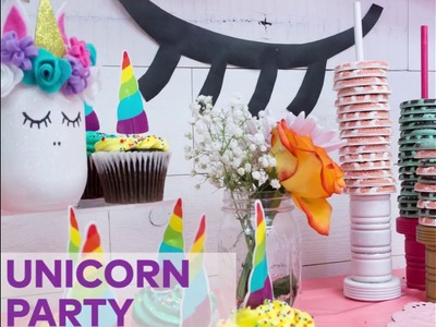 DIY Unicorn Party Backdrop