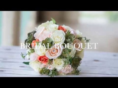 DIY Wedding Succulent Bouquet