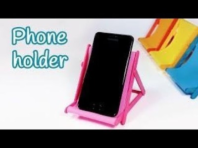 EASY SUMMER MOBILE PHONE HOLDER. DIY PHONE STAND