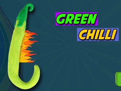 Green Chilli | Toys Making With Clay | DIY Crafts Play Doh | Tree Kids