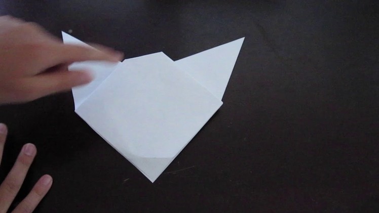 How to fold an origami cat
