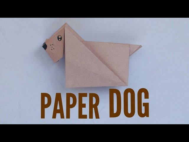 How To Make A Paper Dog || A+ Origami || A+ Art