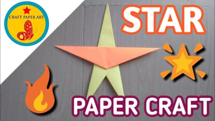 How To Make a Simple & Easy Paper Star | DIY Paper Craft | Origami