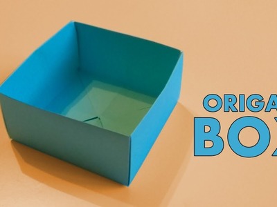 How to make SIMPLE ORIGAMI BOX diy