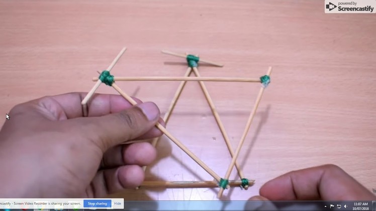 Matchstick Art and Craft Ideas   How to Make Matchstick Miniature Swing   Matchstick Jhula