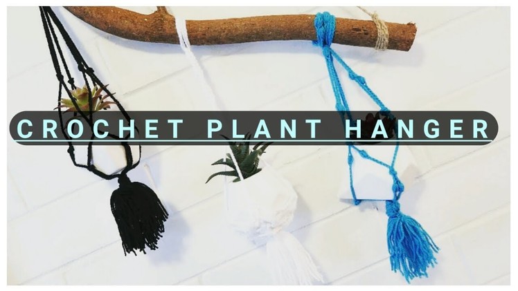 Plant hanger | Crochet | DIY Home Decor