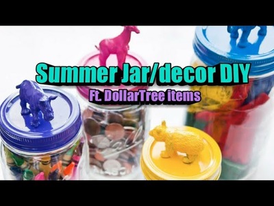 Summer Jar.Decor DIY ft. DollarTree