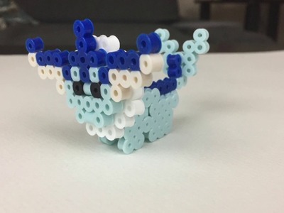 3D Perler Beads Vaporeon Tutorial  (No Glue)