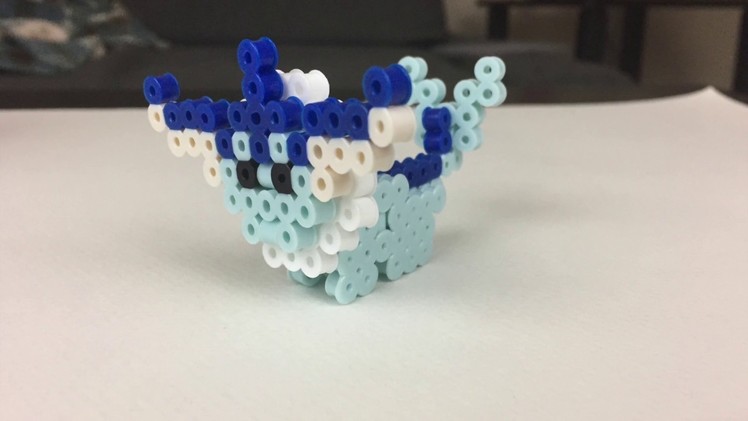 3D Perler Beads Vaporeon Tutorial  (No Glue)