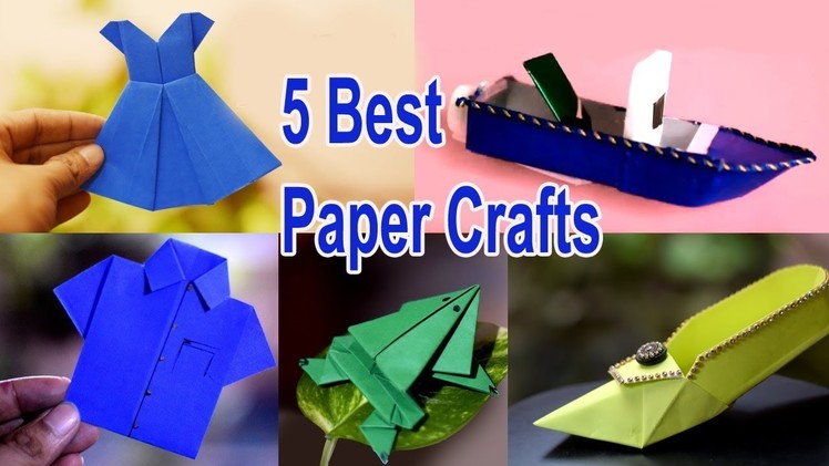 5 Best Paper Crafts | DIY Paper Crafts | Technic Guru