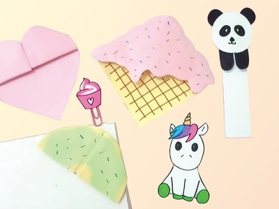 6 Easy and Cute DIY Bookmarks for Back to School