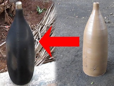 Clay Water Bottle | Clay Pot | DIY | Clay Art | Primitive
