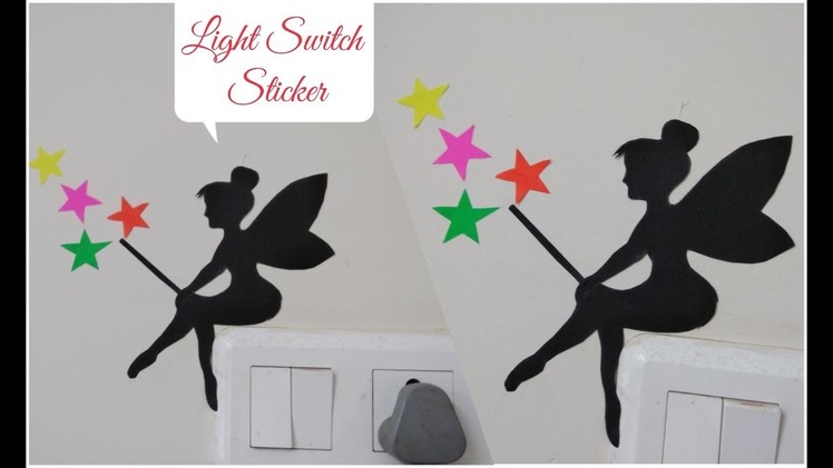 DIY Angel Light Switch Sticker.Wall Sticker.Room Decoration