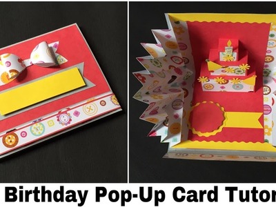 DIY Birthday Pop-Up Card | DIY Birthday Cake Pop Up Card | DIY Pop Up Greeting Card