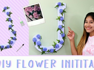 DIY Flower Initial | Room Decor