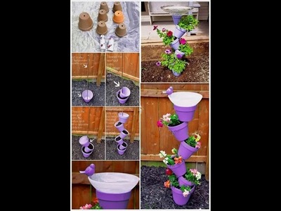 DIY Garden Ideas   DIY creative ideas   home decoration, home decor ideas   Creative Recycling Ideas