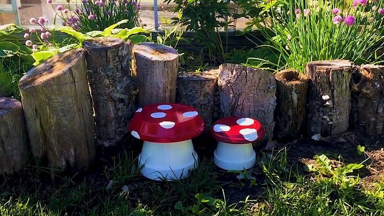 ????DIY Garden Mushrooms Will Turn Your Backyard into an Oasis | Garden DIY????