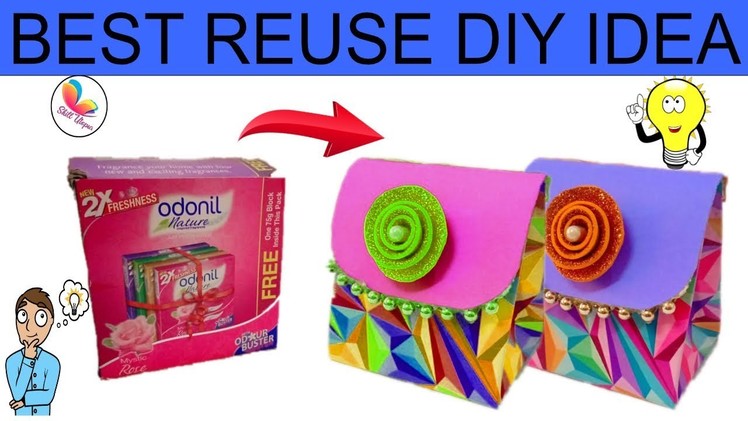 DIY home decorating idea | Best out of waste | Reuse Odonil box | gift box idea