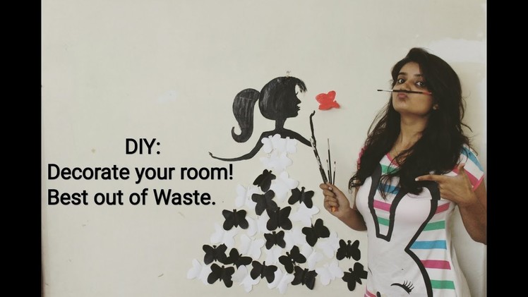 DIY: Room Decor | Best out of Waste | Krupaali