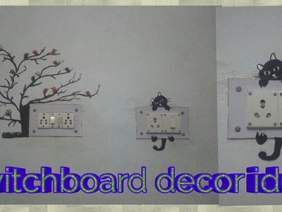 DIY.switch board decoration idea.wall art