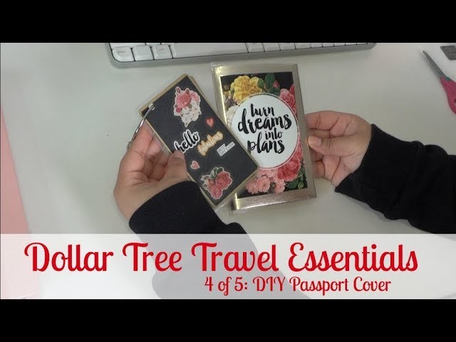Dollar Tree Travel Essentials 4 of 5: DIY Passport Cover - AllThingsPure27