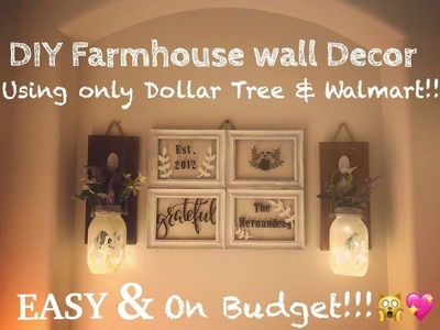 Farmhouse DIY Wall Decor!!